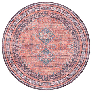 Dalyan Geometric Medallions Machine-Washable Area Rug