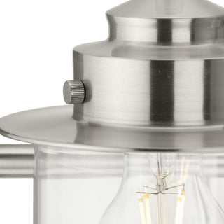 Northlake Collection Two-Light Brushed Nickel Clear Glass Bath Light