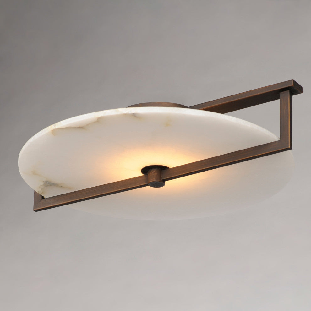 Maxim 18200WA Quarry 4" Tall LED Wall Sconce - Dark Bronze