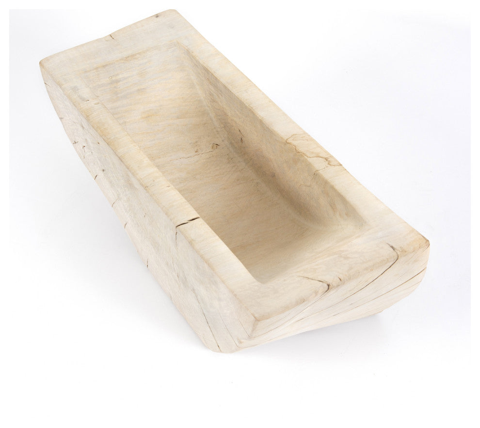 Centro Wood Bowl-Ivory