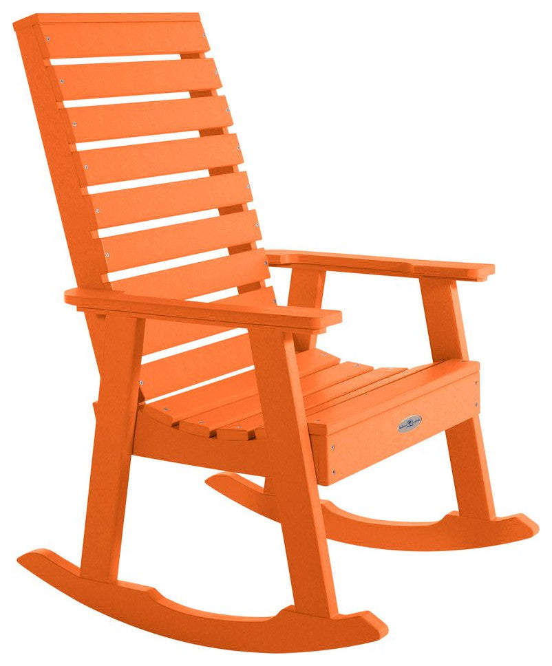 Riverside Rocking Chair, Citrus Orange