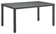 Sojourn 59 Outdoor Patio Dining Table, Chocolate