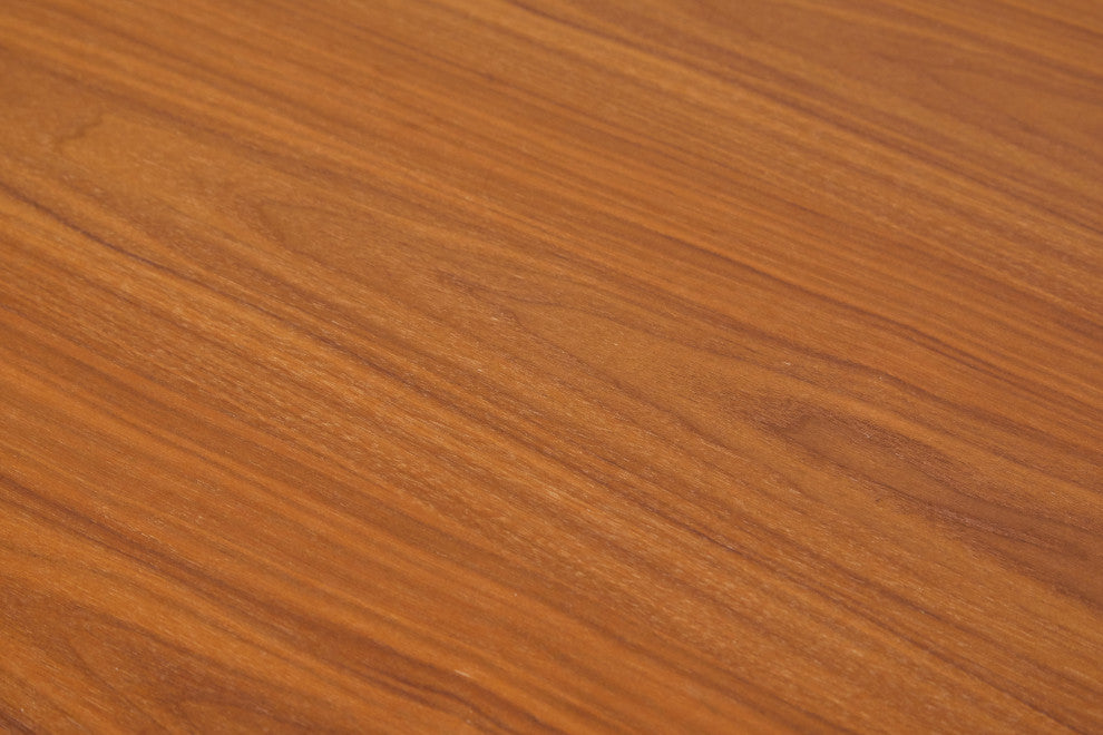 Walnut Home Desk With 2-Drawers