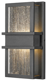 Zlite 577S-BK-LED 2-Light Outdoor Wall Sconce, Seedy