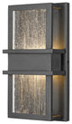 Zlite 577S-BK-LED 2-Light Outdoor Wall Sconce, Seedy