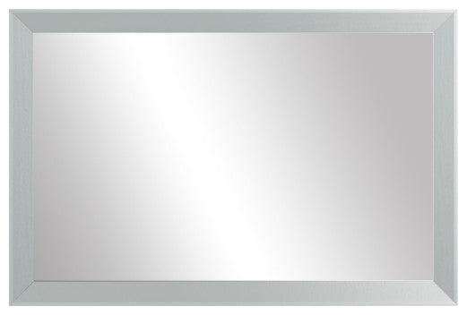 LaRue Framed Wall Mirror, Chrome, 22"x30"