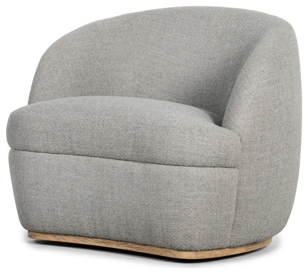 Sandie Swivel Chair-Gibson Silver