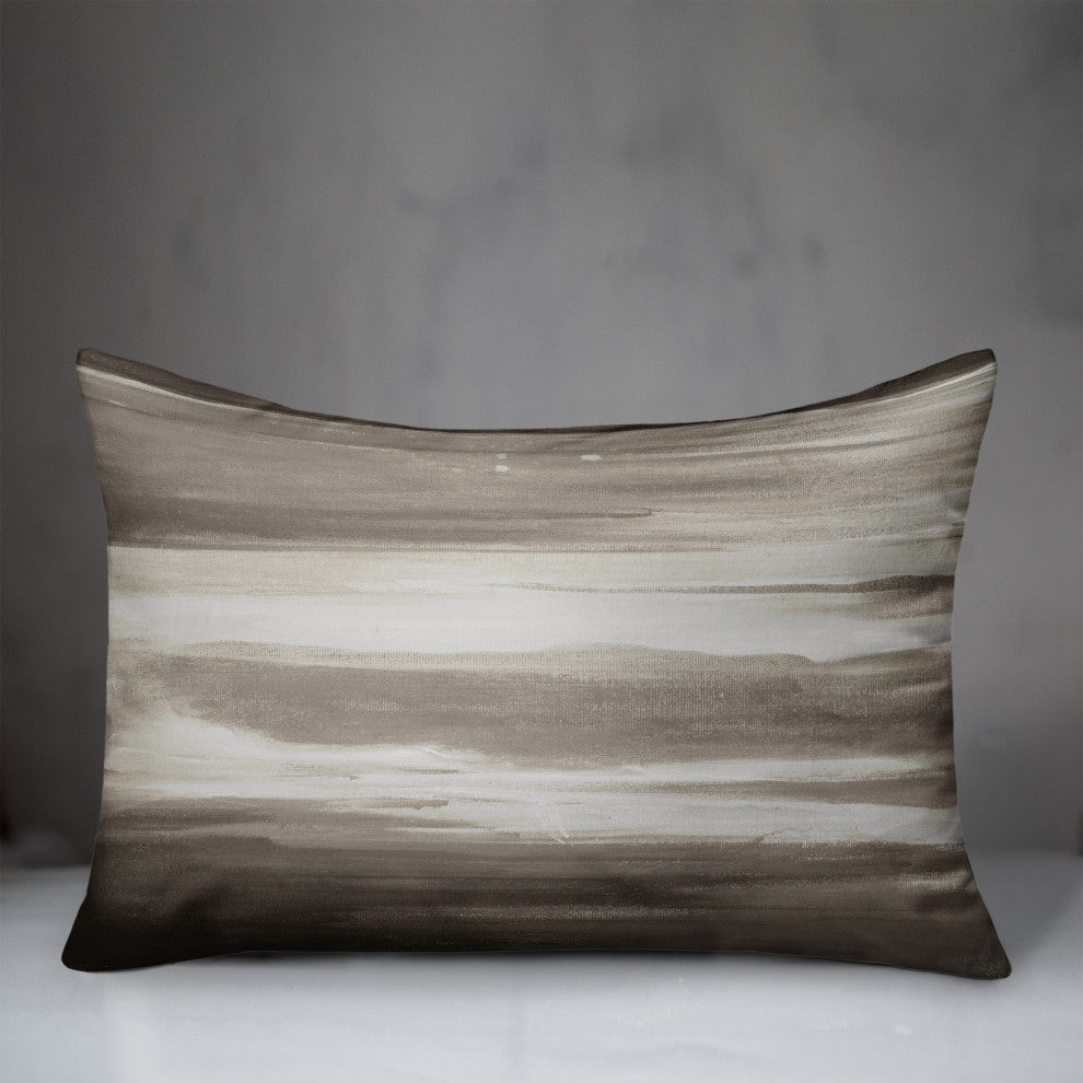 Gray Streaks 14x20 Indoor/Outdoor Pillow