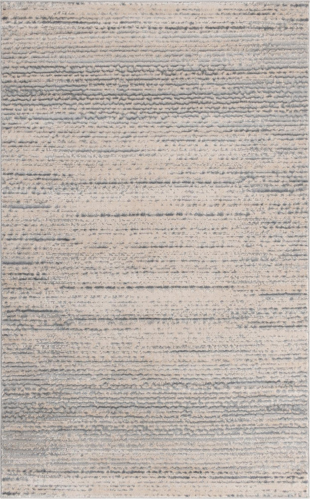 Unique Loom Oasis Calm Area Rug, Cream, 5' 0 X 8' 0 Rectangular