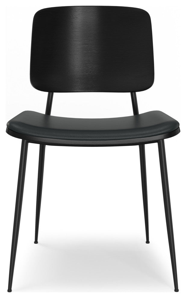 Hayley/Hunter 5-Piece Dining Set, Black