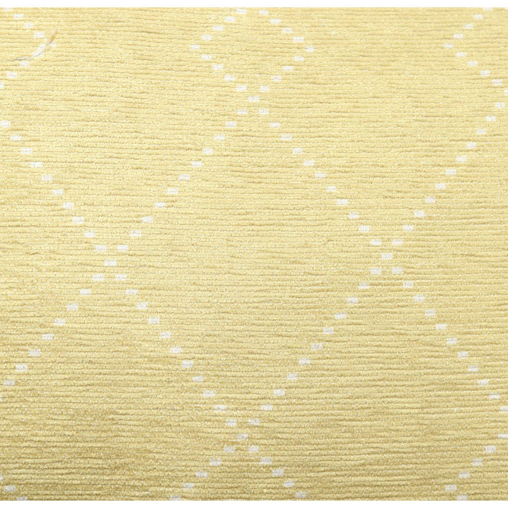 Gold Machine Woven Iredell Throw Pillow, 16" x 26"