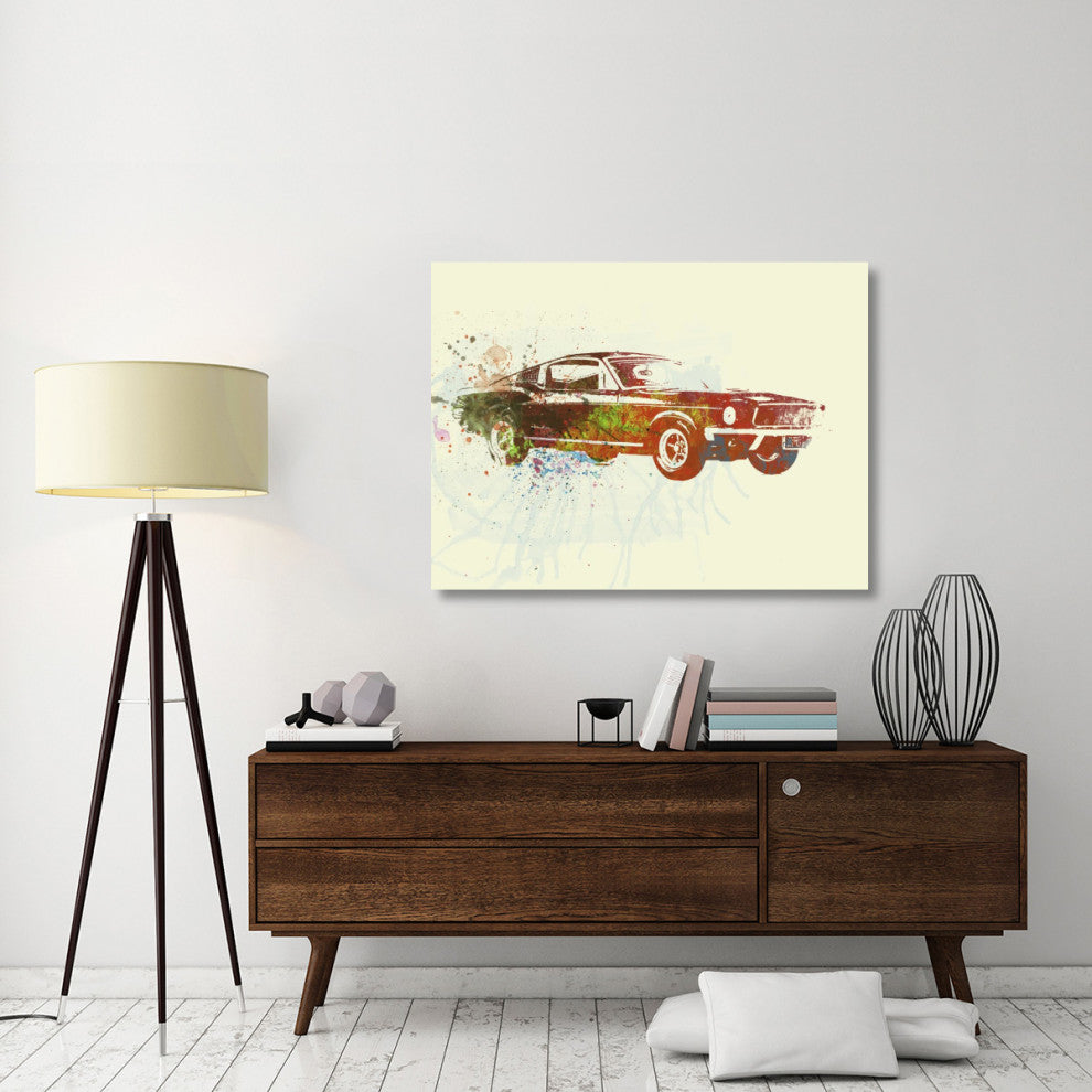 "Ford Mustang Watercolor" Fine Art Print