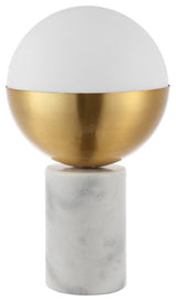 Safavieh Evolet Table Lamp Gold/White