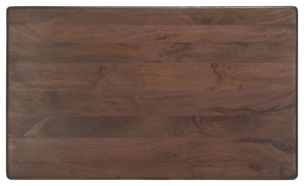 Safavieh Couture Felicity Wood Coffee Table Walnut