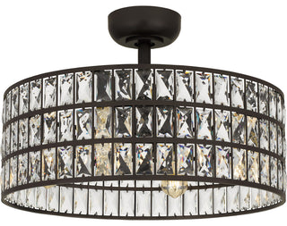 Quoizel QFA4046WT 4-Light Fandelier, Quoizel Fandelier