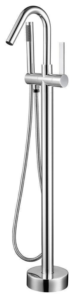 Vanity Art Freestanding Tub Faucet, Polished Chrome