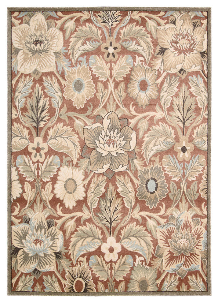 NOURISON WALDEN BRICK AREA RUG