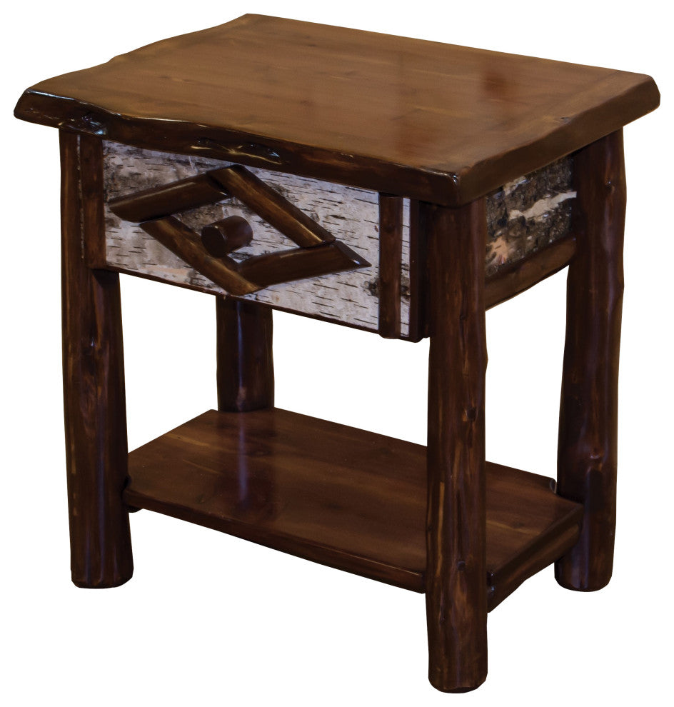 Adirondack Collection 1-Drawer Nightstand