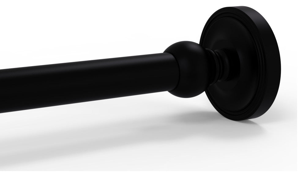 Prestige Regal Shower Curtain Rod Brackets, Matte Black