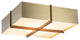 Veram Flushmount LED, Walnut, Brushed Brass, 24, 4000k