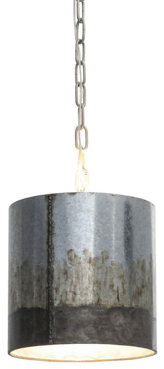 Varaluz-323M01OG-One Light Mini Pendant Ombre Galvanized
