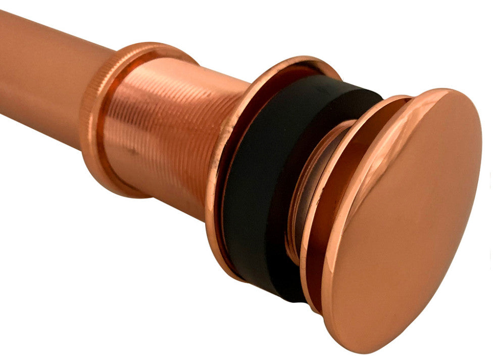 Premier Copper Products D-208PC 1.5" Pop-up Bathroom Sink Drain