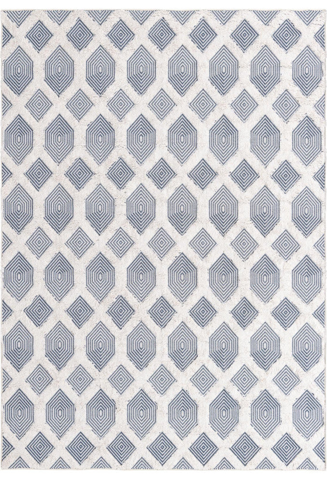 Unique Loom Sabrina Soto Casa Havana Area Rug, Navy Blue, 6' 4 X 9' 0 Rectangular