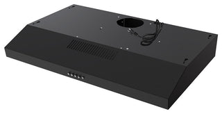 Streamline 30" Domenico Ducted Undermount Range Hood, Grit Black