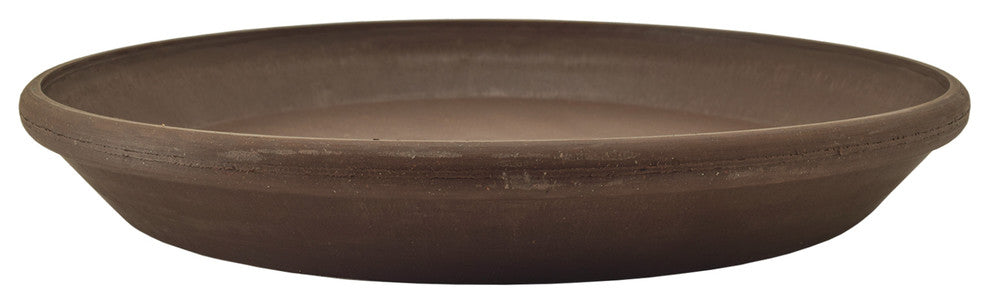 Single Slip Saucer, Chocolate, Large