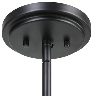 Uttermost 21589 Suva 4 Light Black Rope Pendant