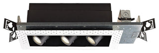 LED Precision Multiple Three-Light New Construction Non-IC Housing, 3000K Spot