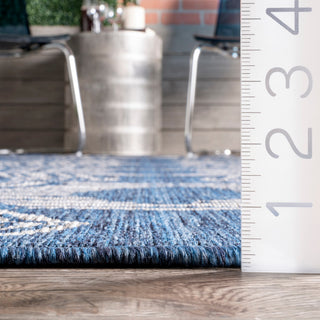 Nuloom Ranya Tribal Indoor/Outdoor Rug, Blue 2'x3'