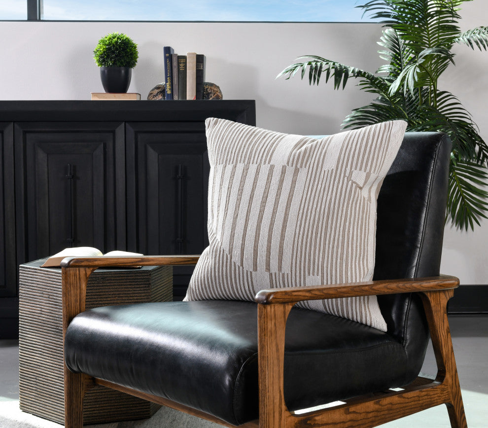 Charlotte 22" Throw Pillow in Natural by Kosas Home