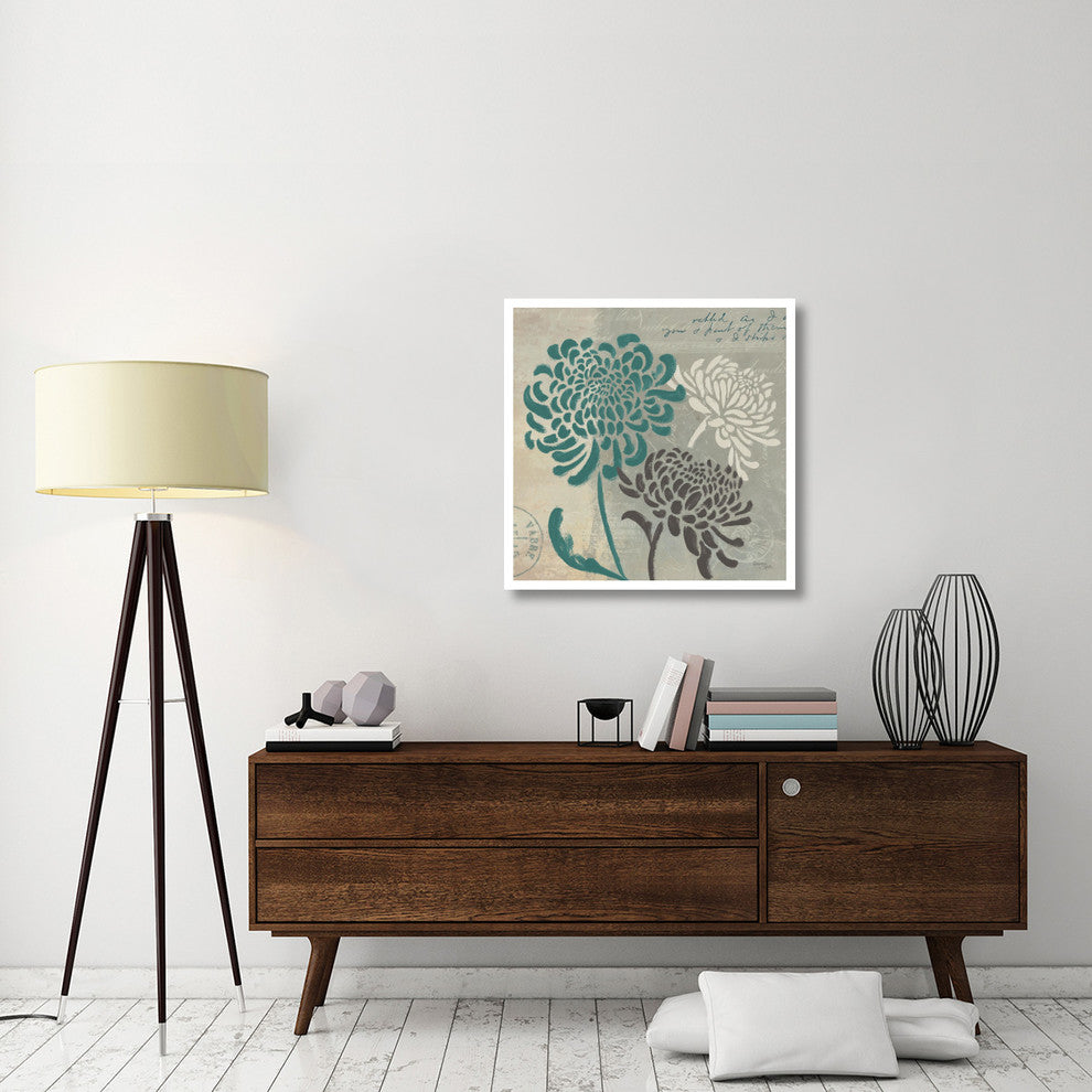 "Chrysanthemums I" Digital Paper Print by Wellington Studio, 32"x32"