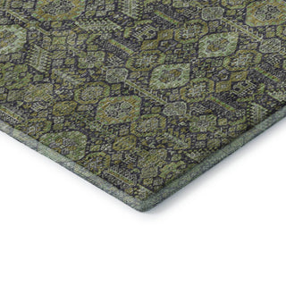 Premium Machine Washable Mayfield AMF574 Green 9' x 12' Rug