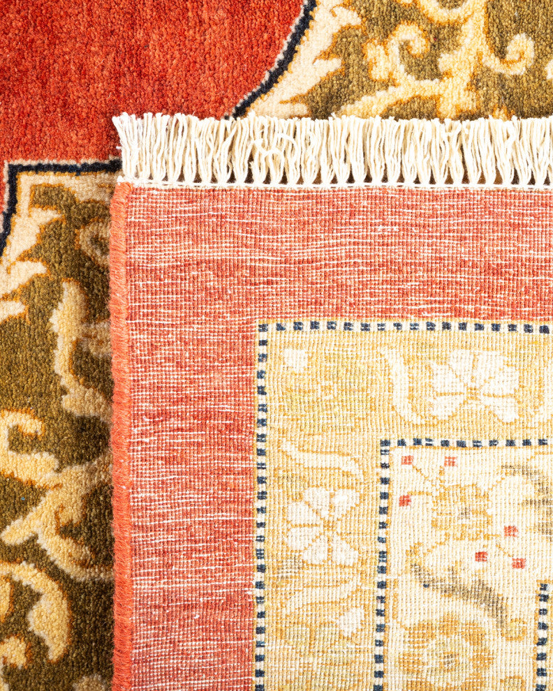Mogul, One-of-a-Kind Hand-Knotted Area Rug Orange, 12'1"x18'1"