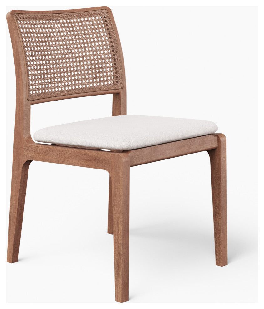Larissa Side Chair, Set of 2, Nogal