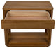 SL11 Side Table, Gold Teak