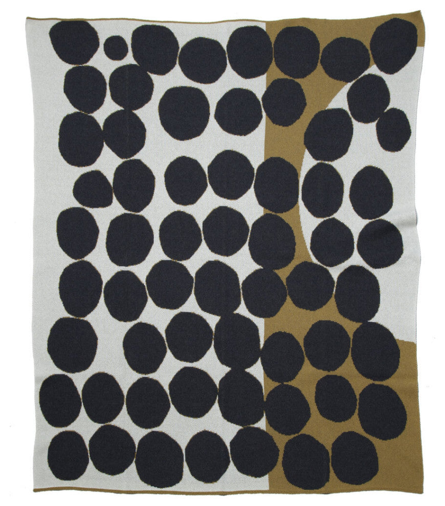 In2green Huey Eco Throw by Susy Pilgrim Waters, Moss