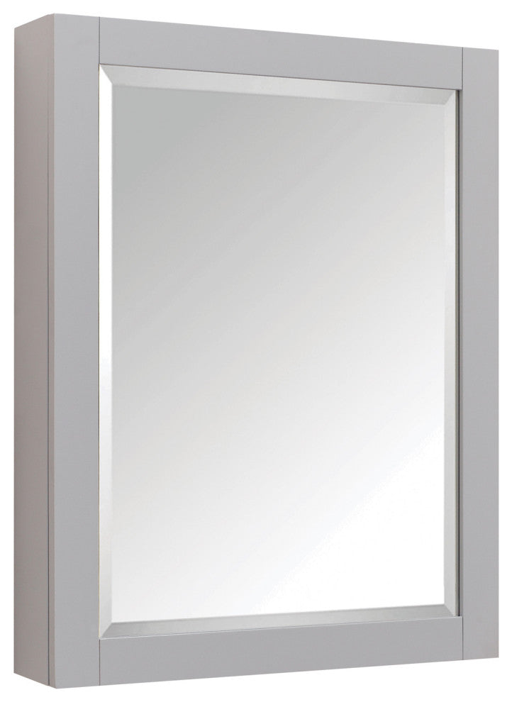 Avanity 24" Mirror Cabinet, Chilled Gray Finish