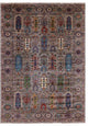 5' 9" X 8' 1" Fine Turkmen Ersari Hand-Knotted Rug - Q12218