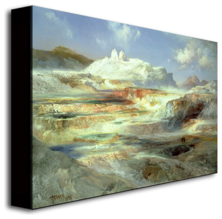 'Jupiter Terrace Yellowstone' Canvas Art by Thomas Moran