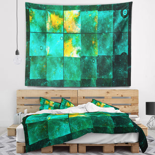 Astrological Space Map Abstract Wall Tapestry, 60"x50"