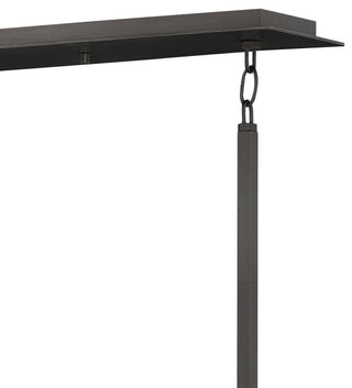 Hinkley Ludlow Small Eight Light Linear, Brushed Graphite