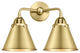 Innovations 288-2W-SG-M13-SG-LED 2-Light Bath Vanity Light, Satin Gold