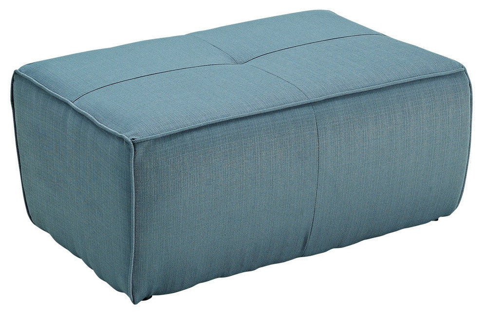 Modern Contemporary Living Room Upholstered Ottoman Sea