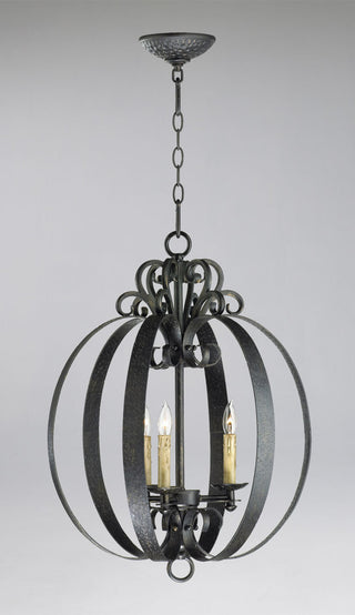 Cyan Design Three Light Julian Pendant, Hammered Bronze