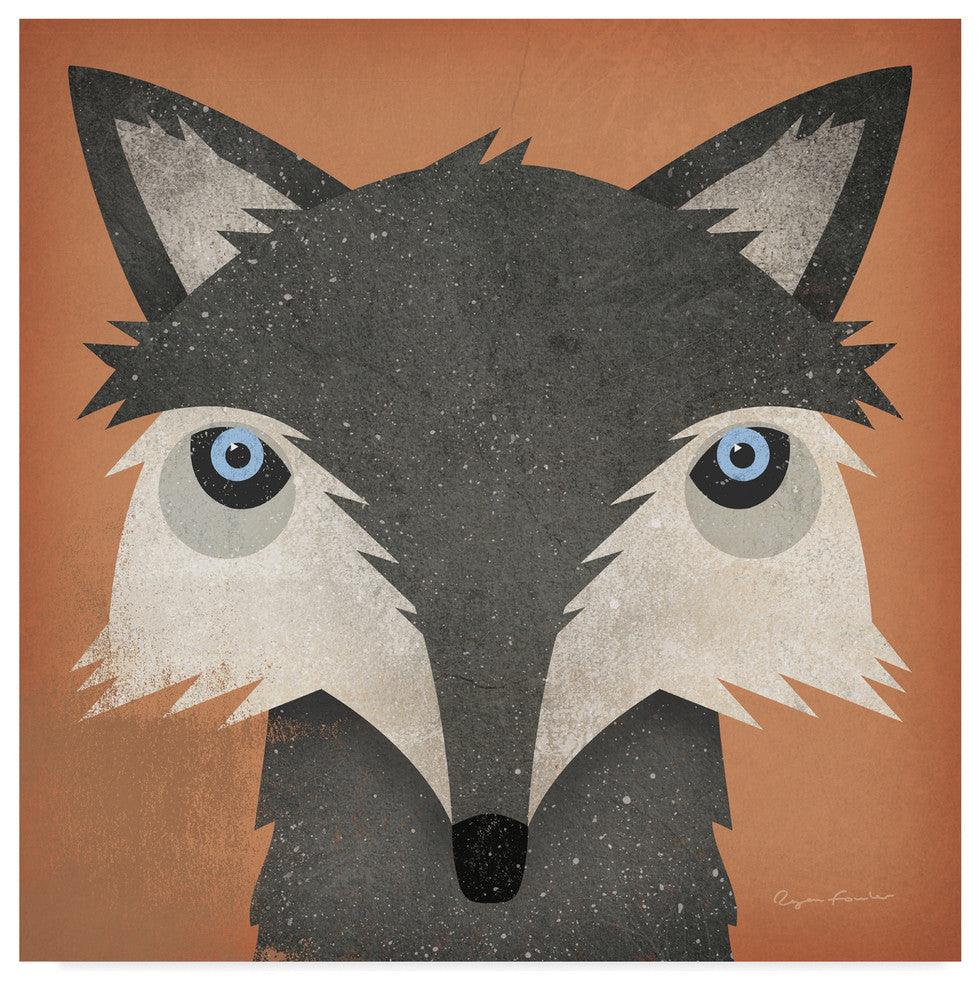 Ryan Fowler 'Timber Wolf' Canvas Art