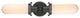 Centri 2-Light Bath Vanity-Light, Oil Rubbed Bronze, Matte White