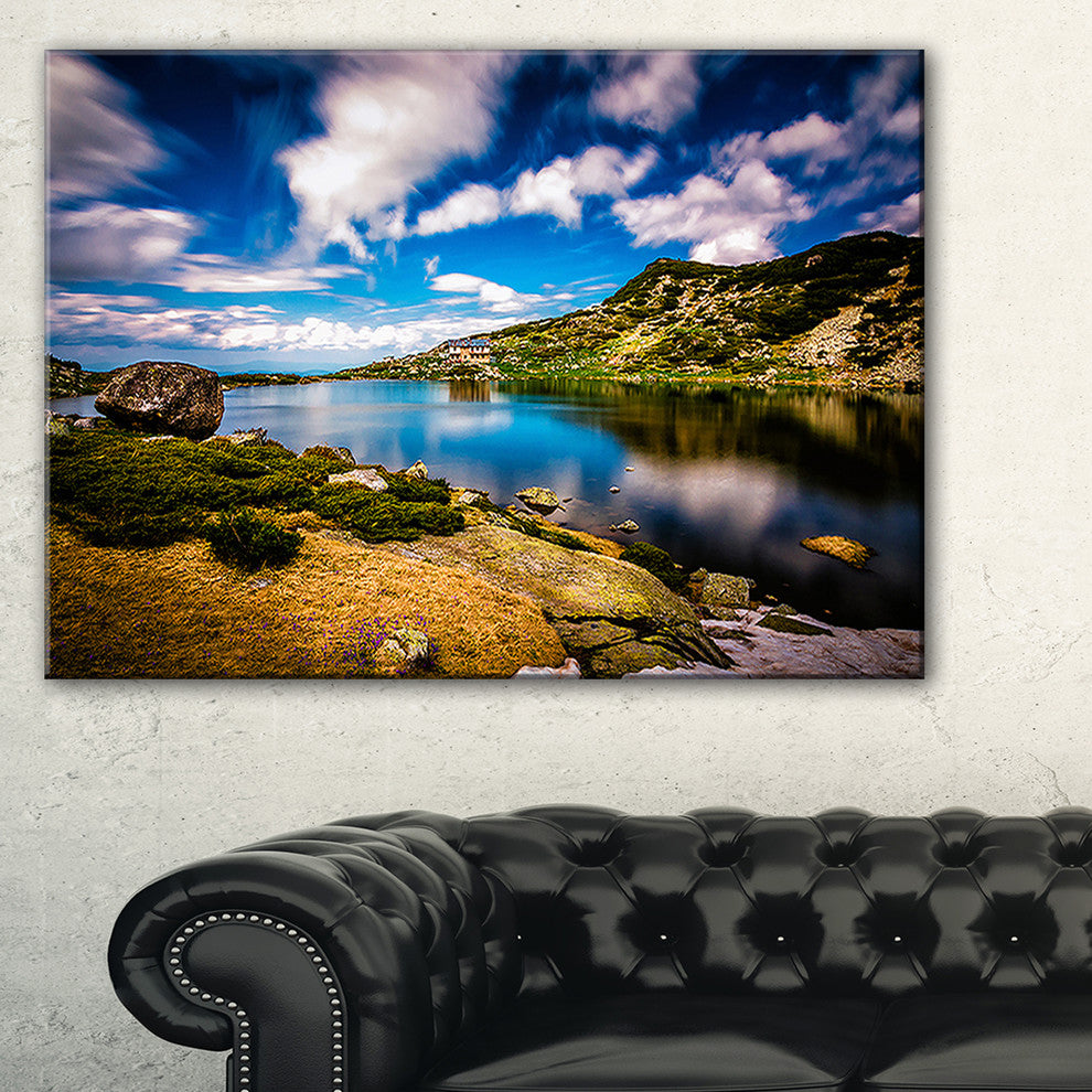 "Long View of Seven Rila Lakes" Canvas Print